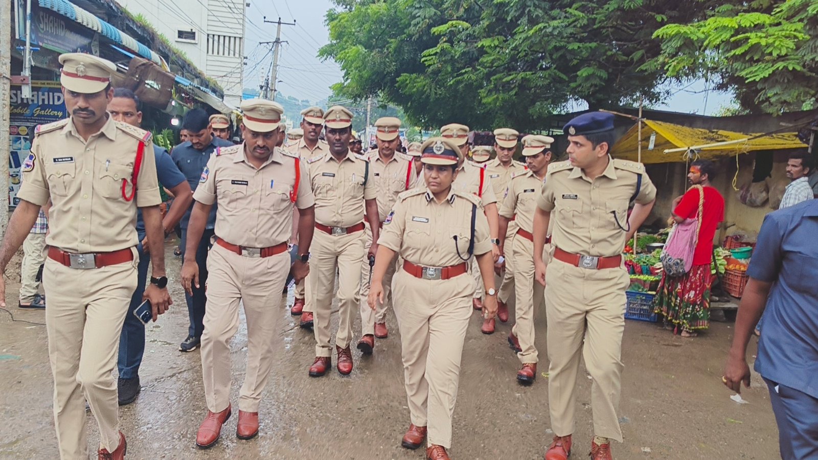 భైంసా గణేష్ నిమజ్జనానికి పటిష్ట బందోబస్తు