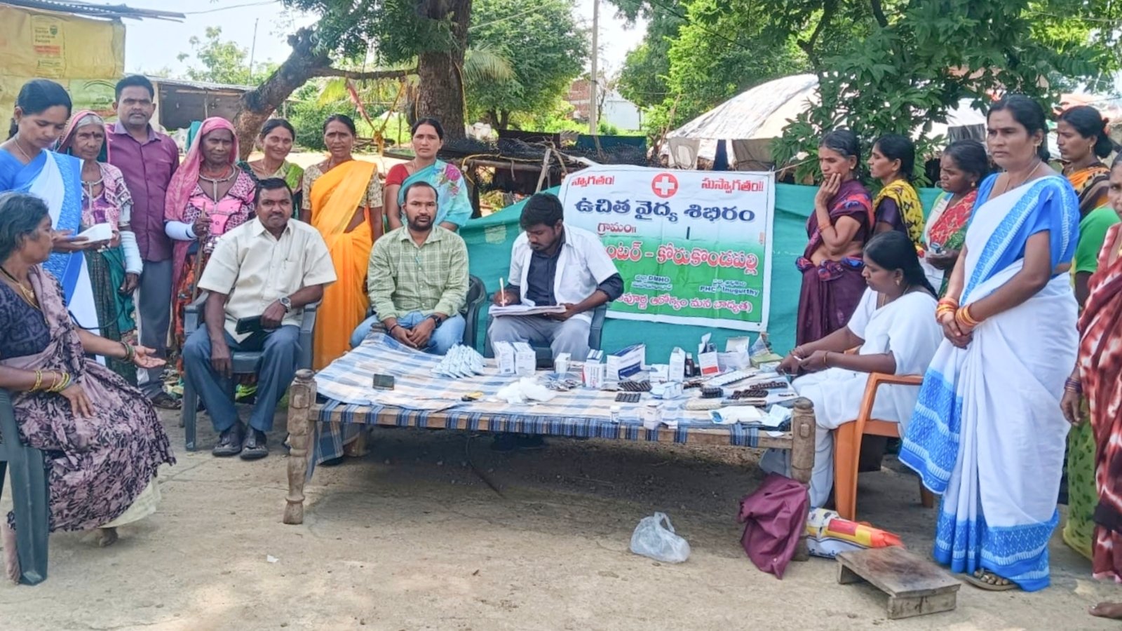 మూల స్తంభం తండాలో వైద్య శిబిరం.