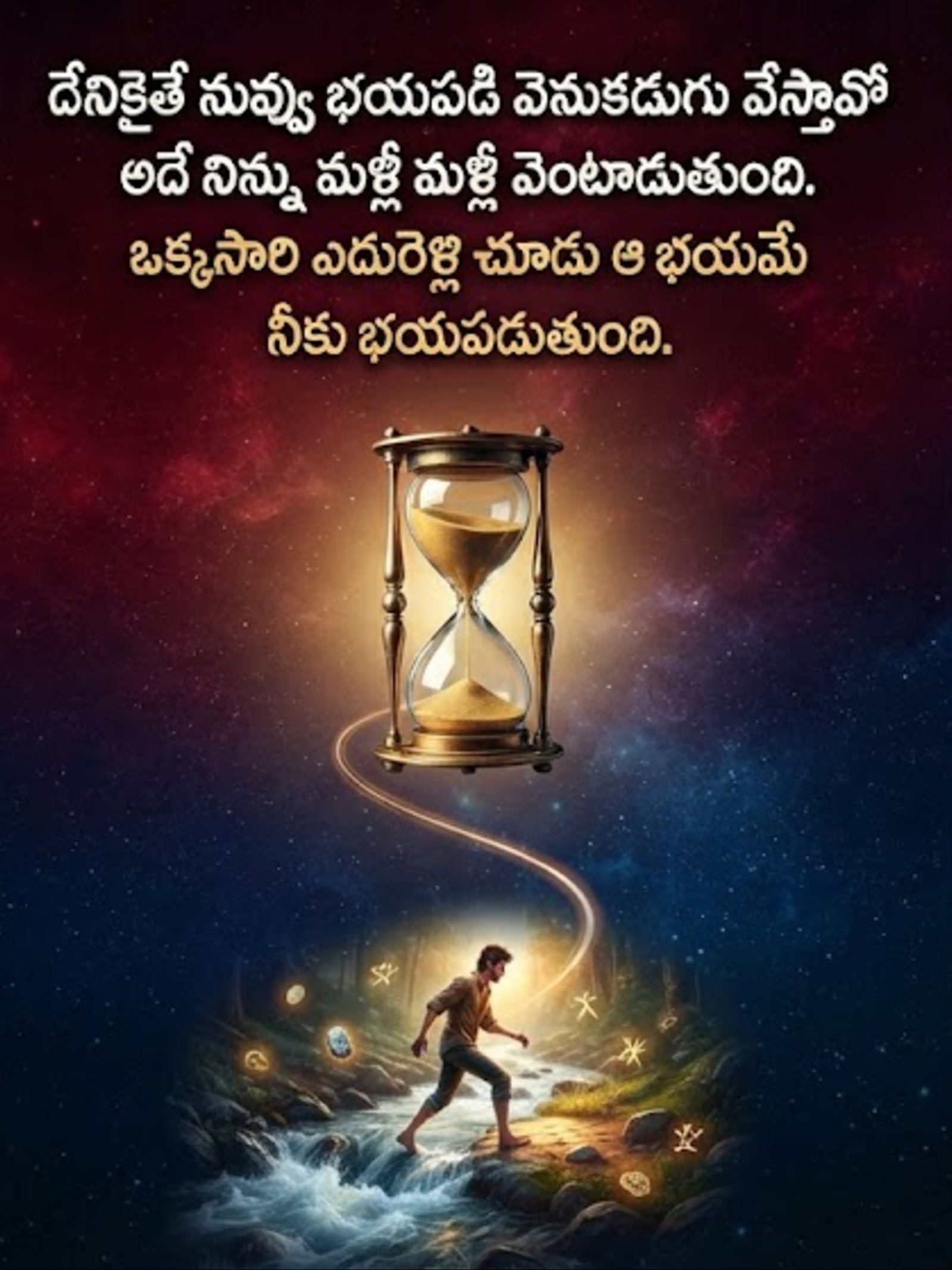 భయమే ఆలోచలను చంపేస్తుంది
