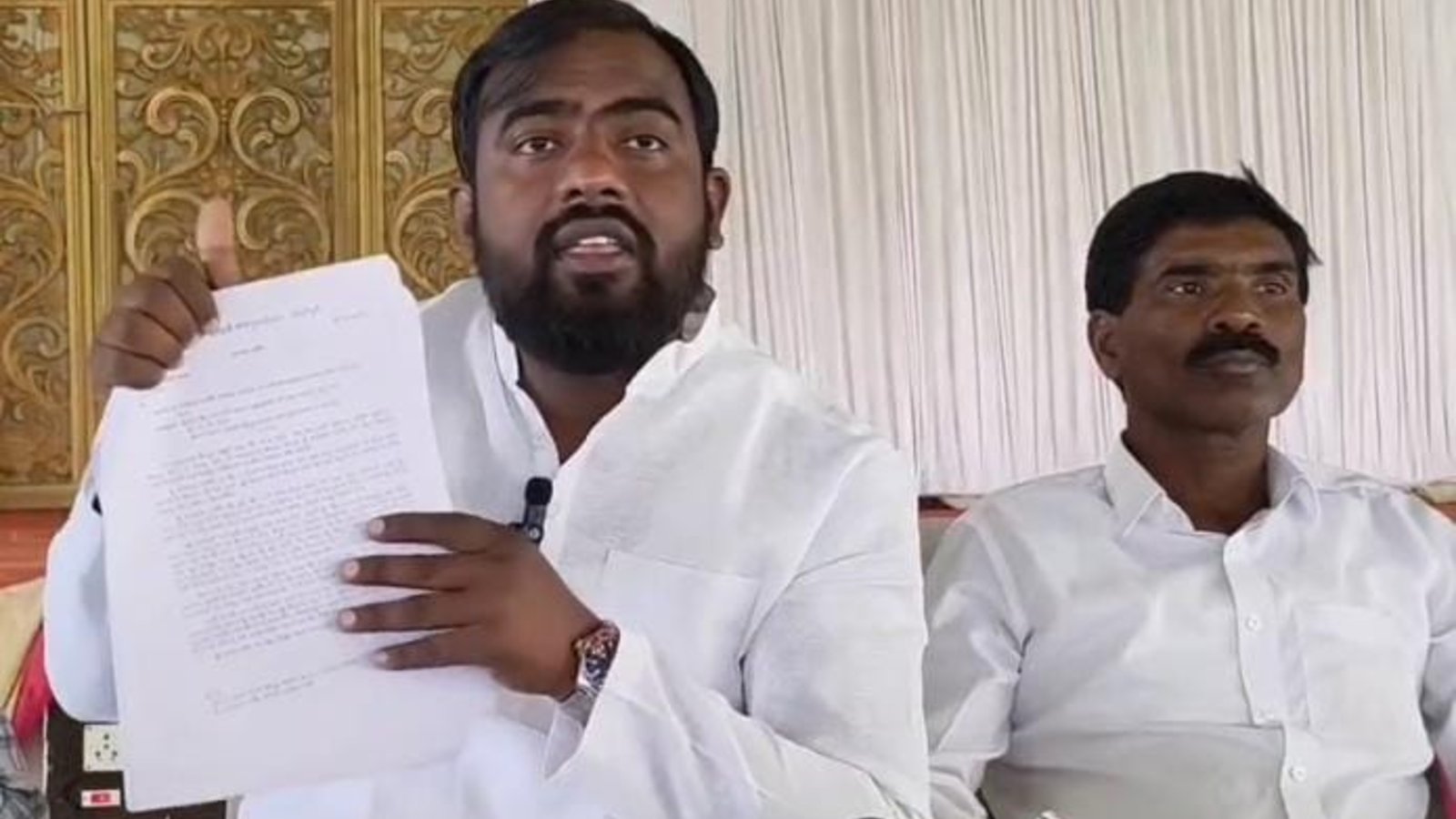 సర్పంచ్ భర్తపై BJYM నేత సంచలన ఆరోపణలు