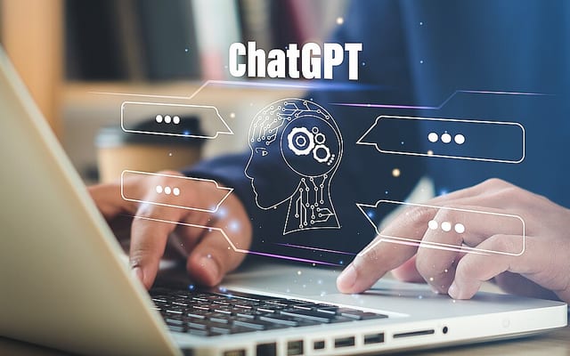 Chatgpt,Chat,With,Ai,Or,Artificial,Intelligence.,Young,Businessman,Chatting